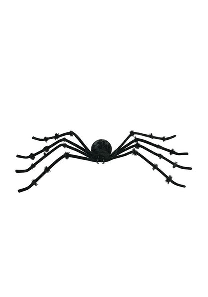 50-Inch Poseable Black Spider Decoration - US 9744