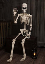 Poseable Frankenstein Skeleton Halloween Decoration - US 5999