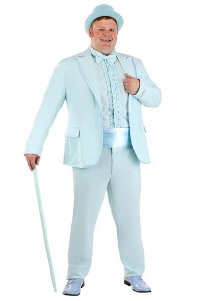 Plus Size Powder Blue Tuxedo Men's Costume - US 0016