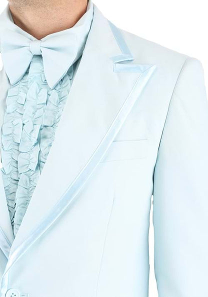 Plus Size Powder Blue Tuxedo Men's Costume - US 0016