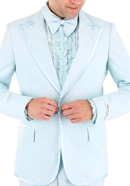 Plus Size Powder Blue Tuxedo Men's Costume - US 0016