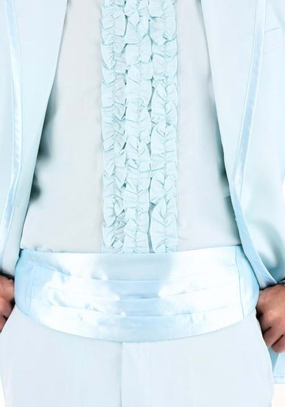 Plus Size Powder Blue Tuxedo Men's Costume - US 0016