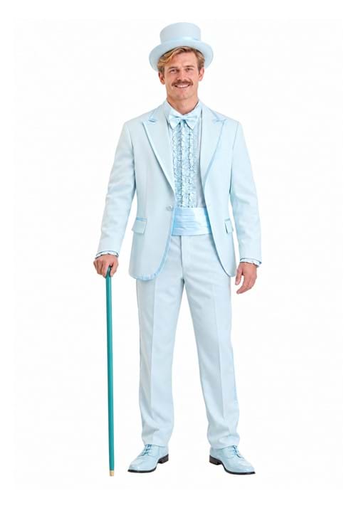 Powder Blue Tuxedo Adult Costume - US 6717