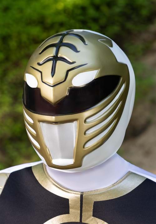 Adult Power Rangers White Ranger Helmet - US 1844