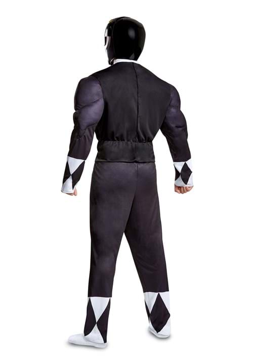 Power Rangers Black Ranger Men's Muscle Costume - US 7600