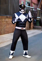 Power Rangers Black Ranger Men's Muscle Costume - US 7600