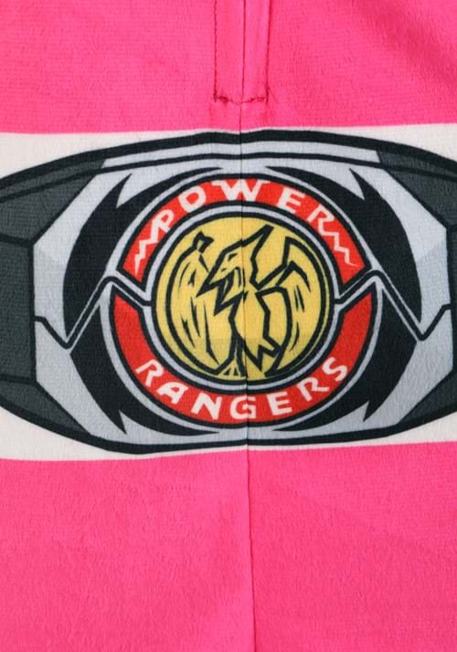 Adult Power Rangers Pink Ranger Hooded Union Suit - US 4370