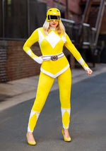 Women's Power Rangers Yellow Ranger Costume - US 4863