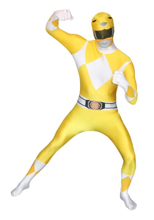 Power Rangers: Yellow Ranger Morphsuit Costume - US 4383