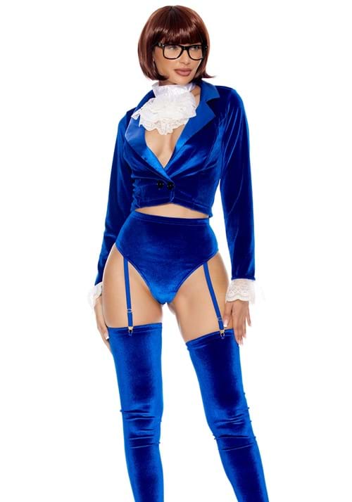 Sexy Powers Movie Character Costume for Women - US 7178