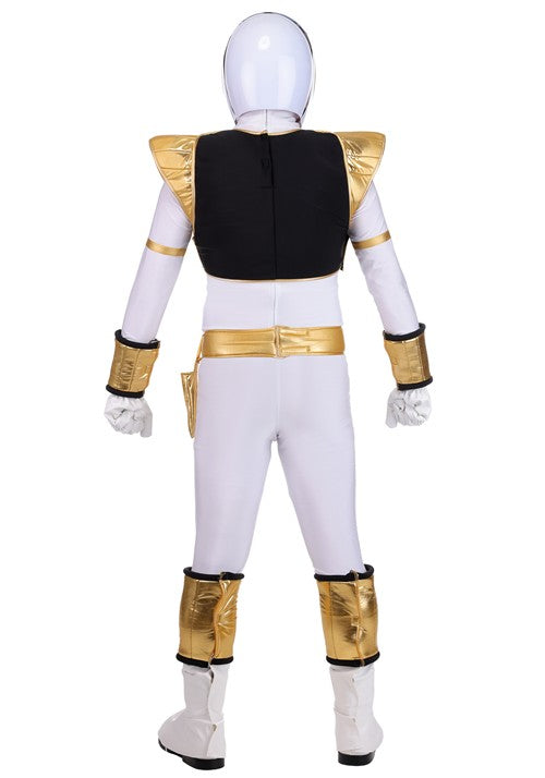 Men's Premium Power Rangers White Ranger Costume - US 8588