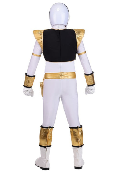 Men's Premium Power Rangers White Ranger Costume - US 8588