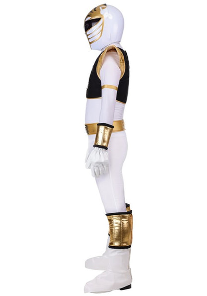 Men's Premium Power Rangers White Ranger Costume - US 8588