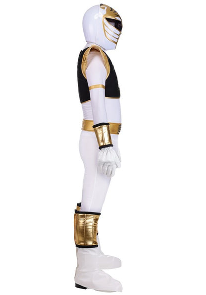 Men's Premium Power Rangers White Ranger Costume - US 8588