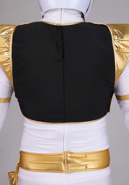 Men's Premium Power Rangers White Ranger Costume - US 8588
