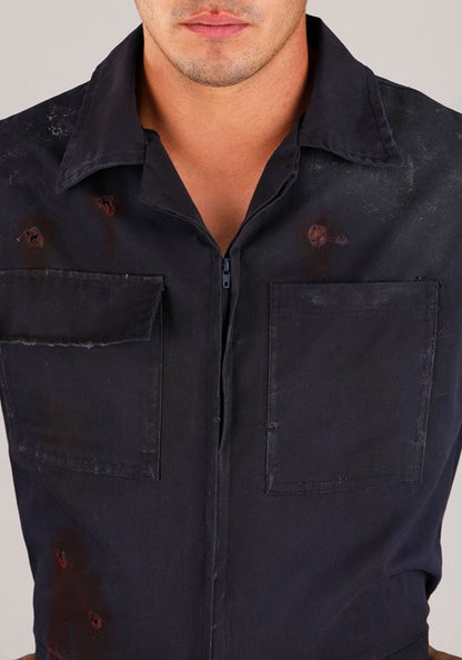 Deluxe Blue Mechanic Coveralls Costume for Adults - US 6878