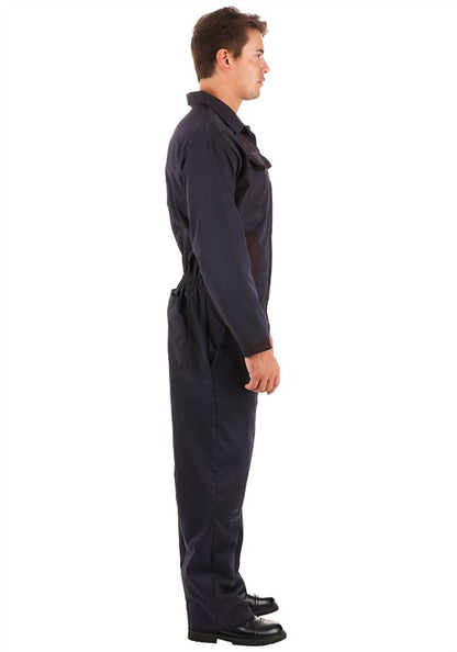Deluxe Blue Mechanic Coveralls Costume for Adults - US 6878