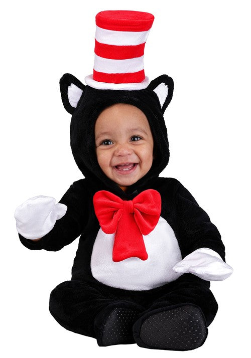 Premium Infant Cat in the Hat Costume Onesie - US 7074