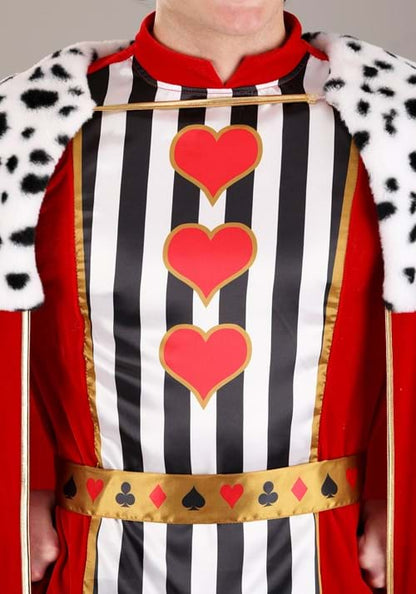 Plus Size Premium King of Hearts Costume for Men - US 8663