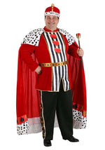 Plus Size Premium King of Hearts Costume for Men - US 8663