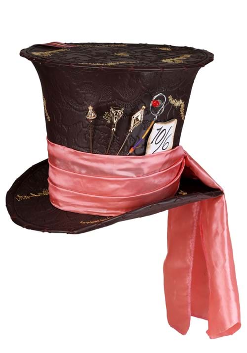 Adult Premium Live Action Disney Mad Hatter Costume Hat - US 6862