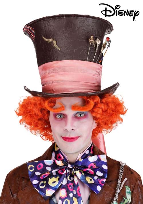 Adult Premium Live Action Disney Mad Hatter Costume Hat - US 6862