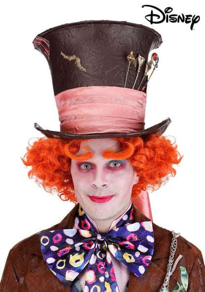 Adult Premium Live Action Disney Mad Hatter Costume Hat - US 6862