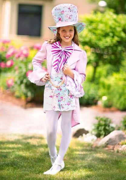 Pretty Mad Hatter Girls Costume - US 9038
