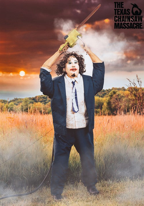 6.75FT Pretty Woman Leatherface Texas Chainsaw Massacre Animatronic Decoration - US 6262