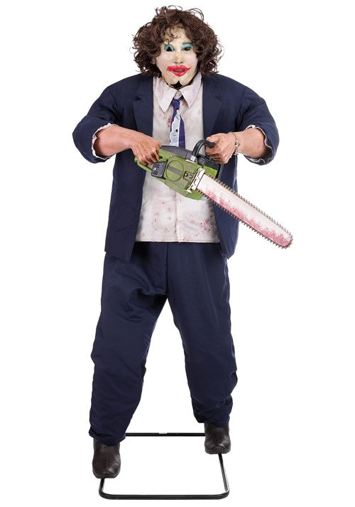 6.75FT Pretty Woman Leatherface Texas Chainsaw Massacre Animatronic Decoration - US 6262