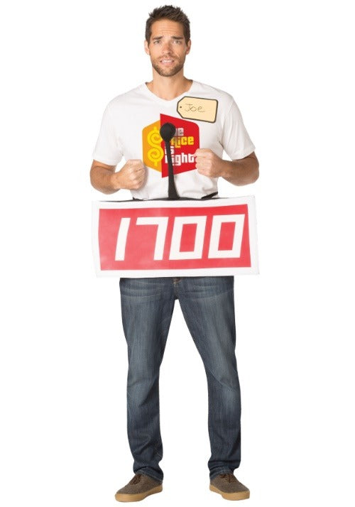 Adult Price is Right Red Contestant Costume - US 0958