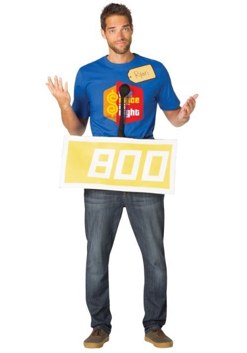 Adult Price is Right Yellow Contestant Costume - US 5255