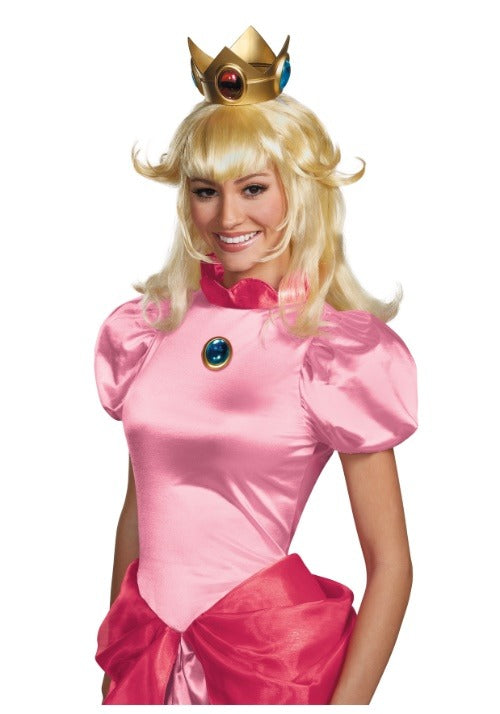 Princess Peach Costume Wig for Women - US 1880