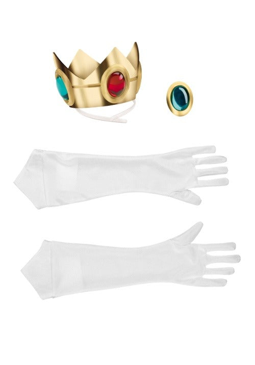 Princess Peach Costume Accessory Kit for Girls - US 9112