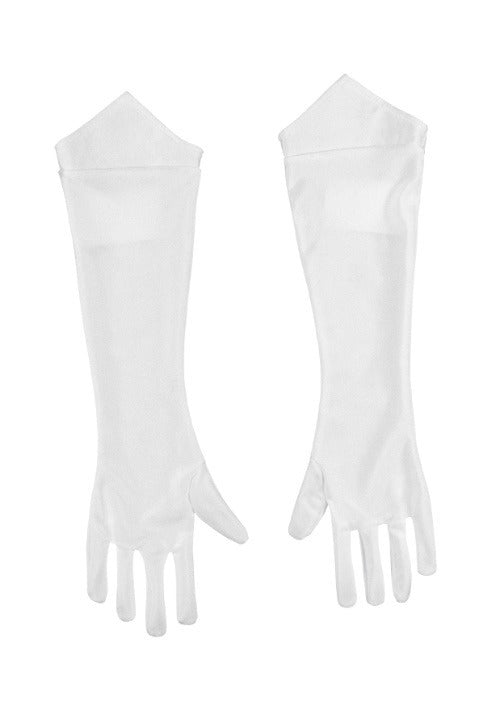 Princess Peach Kid's White Costume Gloves - US 5305