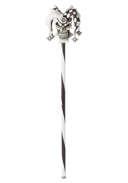 Psycho Jester Black and White Costume Cane - US 5079