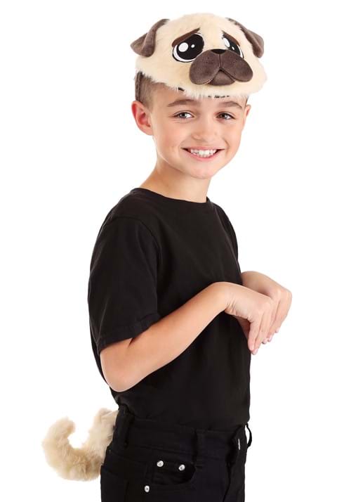 Pug Plush Headband & Tail Kit - US 6227