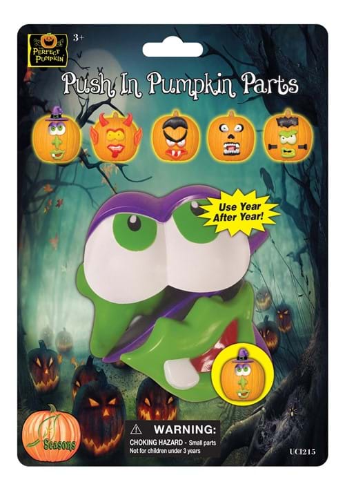 22 Piece Push In Pumpkin Face Parts Decoration - US 1801