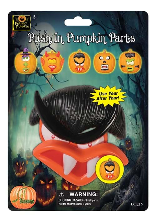 22 Piece Push In Pumpkin Face Parts Decoration - US 1801