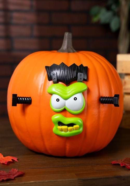 22 Piece Push In Pumpkin Face Parts Decoration - US 1801