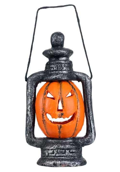 14-Inch Light Up LED Pumpkin Lantern Decoration - US 4641