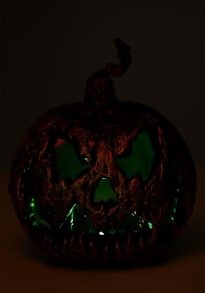 8.5-Inch Pumpkin with Color Change LED Lights Decoration - US 3732