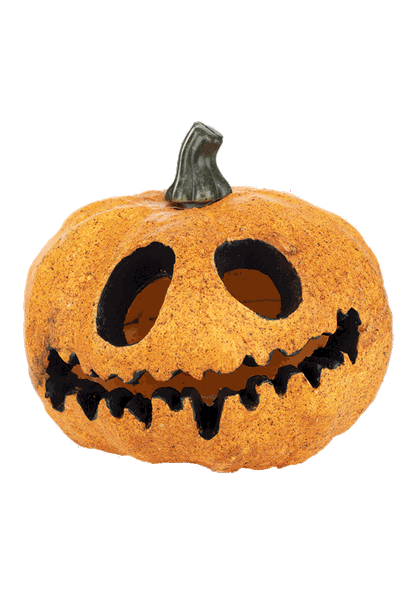 Light Up Spooky Pumpkin with Red Lights Decoration - US 2989