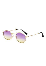 Gold Rim Costume Purple Fade Sunglasses - US 7443