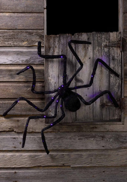 45-Inch Purple Light Up Spider Decoration - US 4616