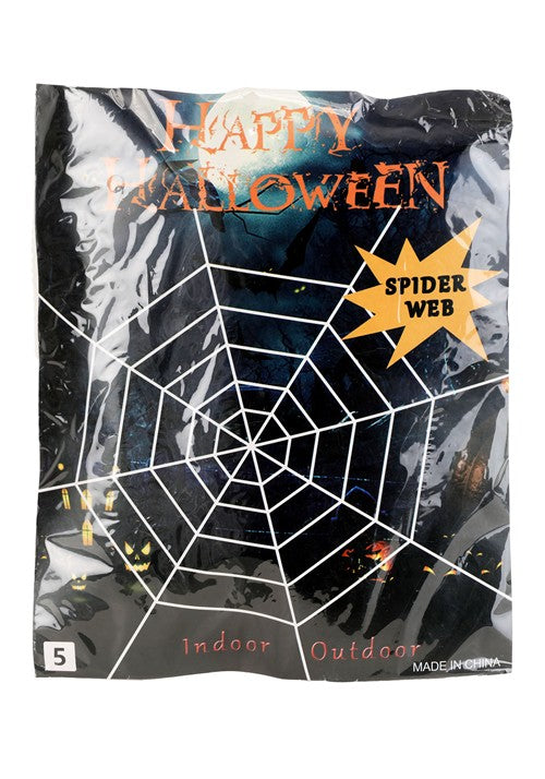 Purple Light-Up Spider Web Prop Decoration - US 9689