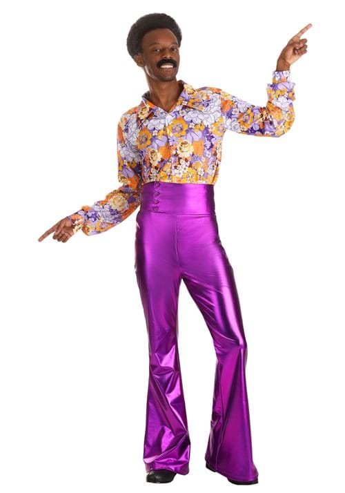 Purple Power Disco Costume for Men - US 9792