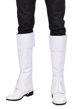 18-Inch PVC White Boot Tops Accessory - US 8149