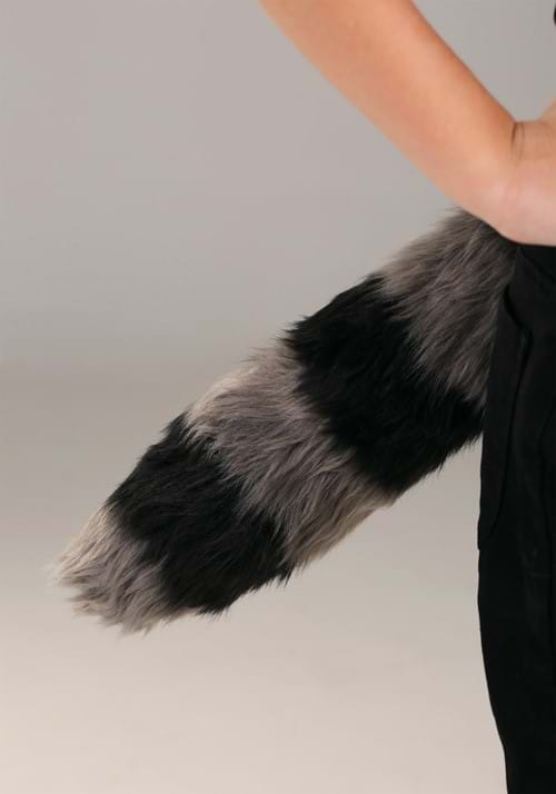 Raccoon Plush Headband & Tail Costume Accessory Kit - US 6982