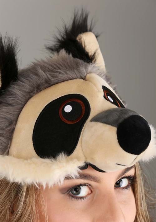 Raccoon Plush Headband & Tail Costume Accessory Kit - US 6982